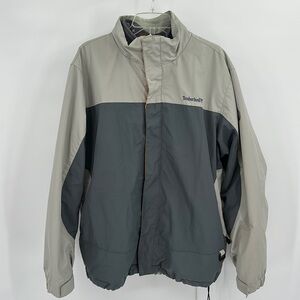 Timberland Beige & Gray Weathergear 3 in 1 Fleece Lined Jacket Size Large